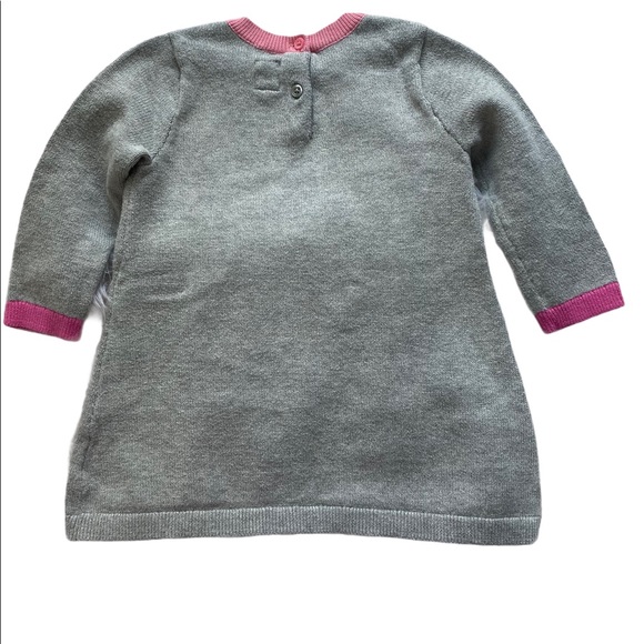 GAP BABY Little Girl Knit Reindeer Dress. Size: 6-12 Months - Picture 2 of 3